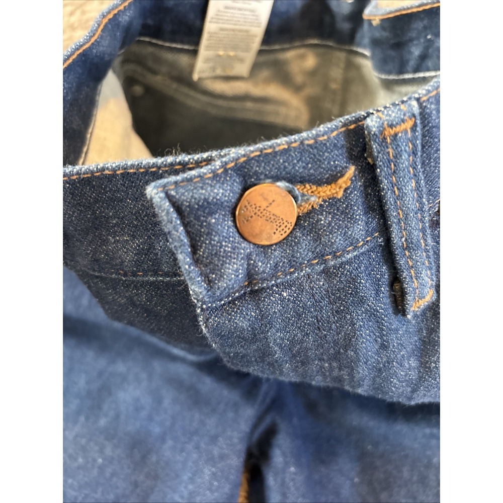 80s Vtg Wrangler Jeans Womens 7 26x34 Cowboy Cut 13MWZG Made In USA Fuzzy NWT - Picture 6 of 6
